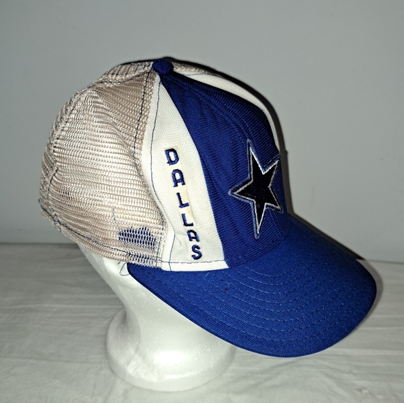 Vintage NFL Dallas Cowboys football mesh snapback - Picture 2 of 10